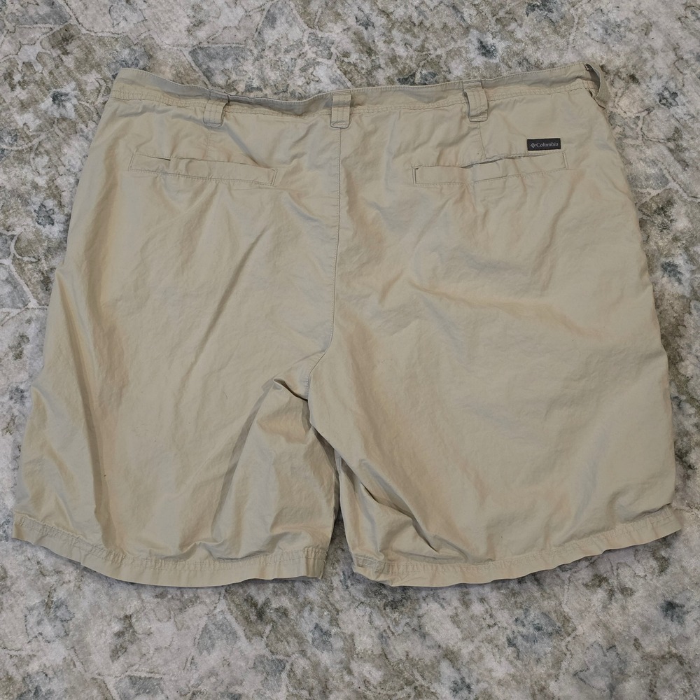 Columbia Mens Tan Hiking Shorts Size 42 Nylon Lightweight Outdoor Trail 10 Insea